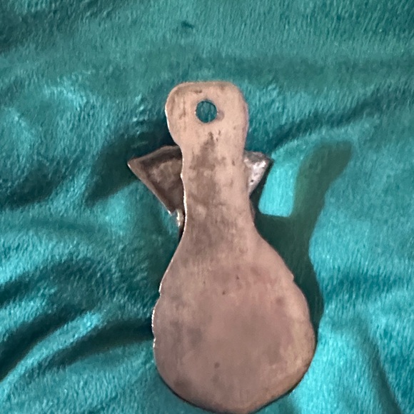 Vintage Metal Hand Clip Silver toned. Great patina. - Picture 6 of 7